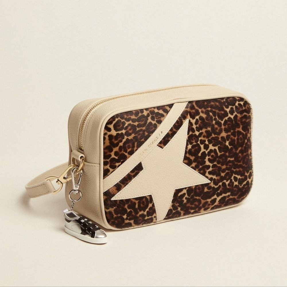 Golden Goose Star Bag - Leopard Calf Hair